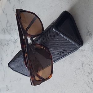 TUMI Brown Polarized Sunglasses